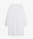Thumbnail Dress with puffed sleeves | White | Woman | Kappahl