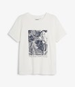 Thumbnail T-paita painatuksella | Valkoinen | Naiset | Kappahl