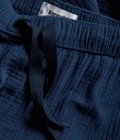 Thumbnail Pajama pants in crinkled cotton | Blue | Men | Kappahl