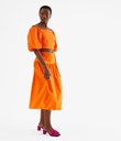 Thumbnail Blouse with puff sleeves | Orange | Woman | Kappahl