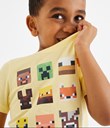 Thumbnail T-shirt Minecraft | Gul | Barn | Kappahl