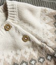 Thumbnail Żakardowy sweter z dzianiny | Zielony | Dziecko | Kappahl