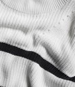 Thumbnail Ribbestrikket genser | Hvit | Dame | Kappahl
