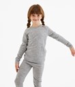 Thumbnail Merino wool baselayer top Kaxs | Grey | Kids | Kappahl