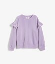 Thumbnail Sweatshirt with frill | Lilac | Kids | Kappahl