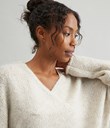 Thumbnail Knitted sweater | Beige | Woman | Kappahl