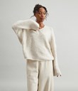Thumbnail Knitted sweater | Beige | Woman | Kappahl