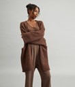 Thumbnail Knitted cardigan | Brown | Woman | Kappahl