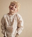 Thumbnail Skjorta med murarkrage | Beige | Barn | Kappahl