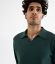 Thumbnail Stickad tröja med krage | Grön | Herr | Kappahl