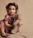 Thumbnail Broderad meshklänning med blommor | Rosa | Barn | Kappahl