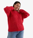 Thumbnail Dzianinowy sweter | Czerwony | Ona | Kappahl