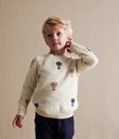Thumbnail Stickad tröja | Beige | Barn | Kappahl
