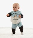 Thumbnail Sweatshirt baby | Turkos | Barn | Kappahl