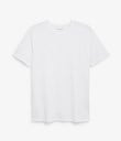 Thumbnail Klasyczny biały t-shirt basicowy z dekoltem w szpic, męski – Prod
