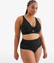 Thumbnail Bikini briefs with foldable waistband | Black | Woman | Kappahl