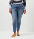Thumbnail Ebba slim jeans short leg - Blue - Woman - Kappahl