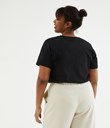 Thumbnail Basic top with short sleeves | Black | Woman | Kappahl