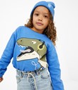 Thumbnail Sweatshirt med tryck - Blå - Barn - Kappahl