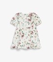 Thumbnail Floral dress with short puffed sleeves - White - Kids - Kappahl
