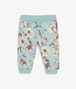 Thumbnail Joggers with floral print - Turquoise - Kids - Kappahl