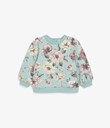 Thumbnail Floral sweatshirt - Turquoise - Kids - Kappahl