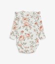 Thumbnail Floral printed body with frill - White - Kids - Kappahl