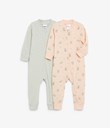 Thumbnail Patterned baby pyjamas 2-pcs - Orange - Kids - Kappahl