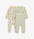 Thumbnail Kuvioitu vauvan pyjama 2pcs - Vihreä - Lapset - Kappahl