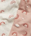 Thumbnail Wzorzysta piżama niemowlęca 2-pak - Beżowy - Dziecko - Kappahl