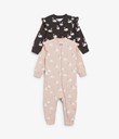 Thumbnail Kuvioitu vauvan pyjama 2pcs - Harmaa - Lapset - Kappahl
