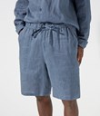 Thumbnail Pyjamasshorts i lin - Blå - Herre - Kappahl