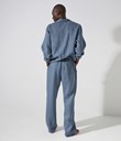 Thumbnail Lniane spodnie piżamowe - Niebieski - On - Kappahl