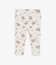 Thumbnail Floral leggings with frills - White - Kids - Kappahl