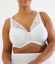 Thumbnail Unpadded wired bra in lace | White | Woman | Kappahl