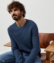Thumbnail Knitted sweater - Blue - Men - Kappahl