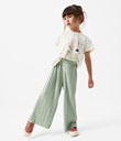 Thumbnail Plisowane spodnie culotte - Zielony - Dziecko - Kappahl