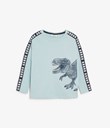 Thumbnail Long sleeved t-shirt with print - Blue - Kids - Kappahl