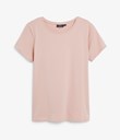 Thumbnail Basic top with short sleeve - Pink - Woman - Kappahl