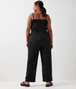 Thumbnail Linen trousers - Black - Woman - Kappahl