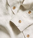Thumbnail Linen overshirt - White - Men - Kappahl