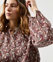 Thumbnail Patterned blouse - Brown - Woman - Kappahl