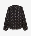 Thumbnail Patterned blouse - Black - Woman - Kappahl