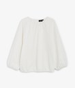 Thumbnail Top with puff sleeves - White - Woman - Kappahl