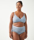 Thumbnail Wirefree bra in lace | Blue | Woman | Kappahl
