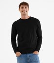Thumbnail Fine knitted jumper | Black | Men | Kappahl