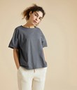 Thumbnail Oversize t-shirt | Blå | Dam | Kappahl