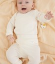 Thumbnail Prążkowane legginsy | Biały | Dziecko | Kappahl