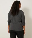 Thumbnail Basic top with long sleeve | Grey | Woman | Kappahl