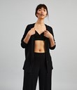 Thumbnail Rib knit cardigan Loungewear | Black | Woman | Kappahl